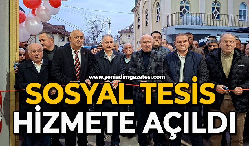 Sosyal Tesis hizmete açıldı