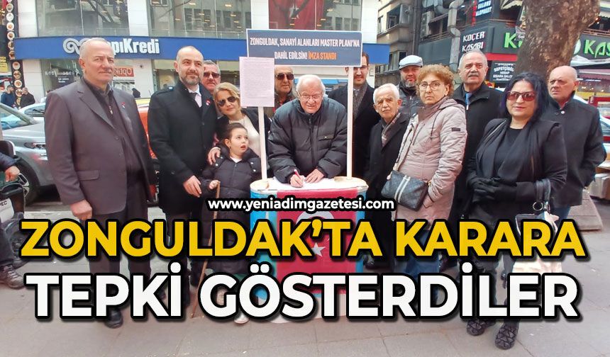Zonguldak karara tepki gösterdi
