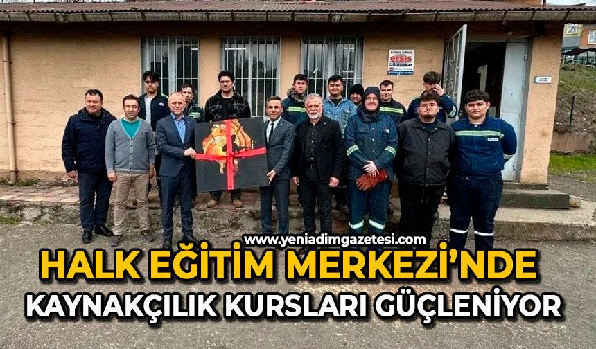 Halk Eğitim Merkezi’nde kaynakçılık kursları güçleniyor