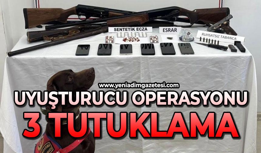 Uyuşturucu operasyonu: 3 tutuklama