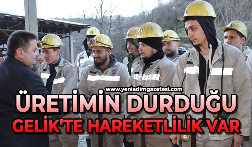 Üretimin durduğu Gelik’te hareketlilik var