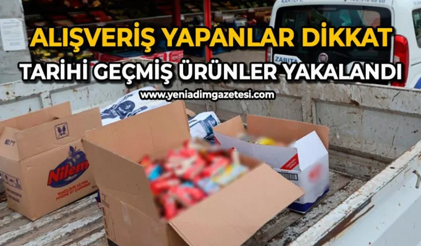 Market raflarında tarihi geçmiş tavuk ve içecek alarmı