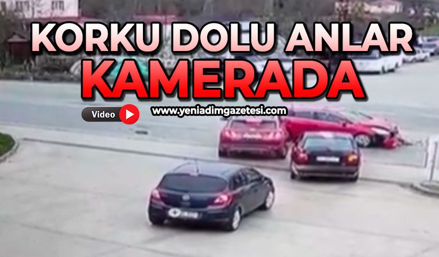 Korku dolu anlar kamerada