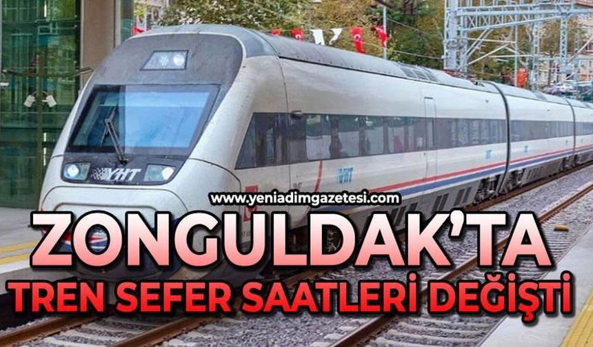 Zonguldak'ta tren sefer saatleri değişti: İşte yeni tarife
