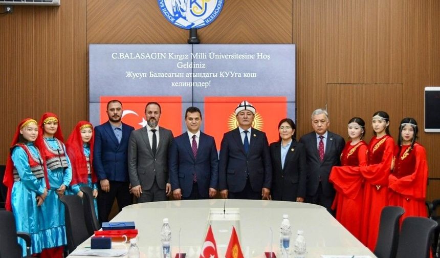 Kastamonu Üniversitesi ile Kırgız Milli Üniversitesi arasında iş birliği