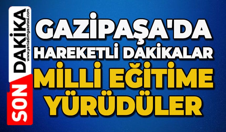 Gazipaşa'da hareketli dakikalar: Milli Eğitim Müdürlüğü’ne yürüdüler