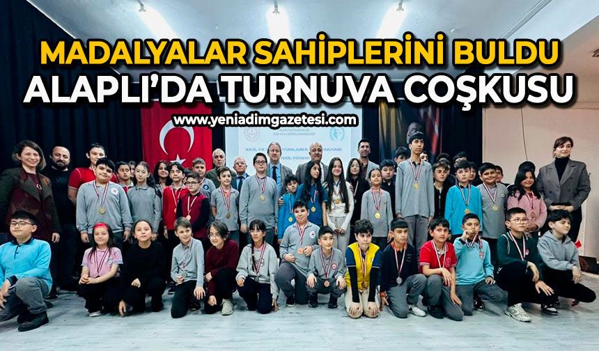 Madalyalar sahiplerini buldu: Alaplı’da turnuva coşkusu