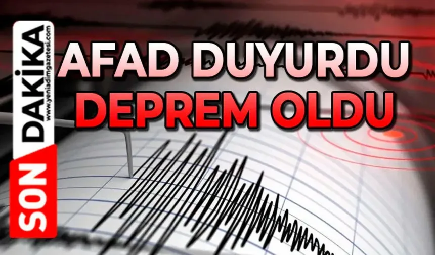 3.6 büyüklüğünde deprem