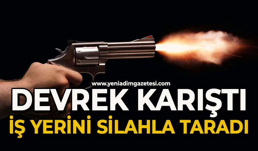 Devrek karıştı: İşyerini silahla taradı