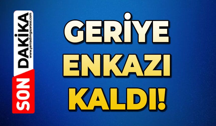 Geriye enkazı kaldı