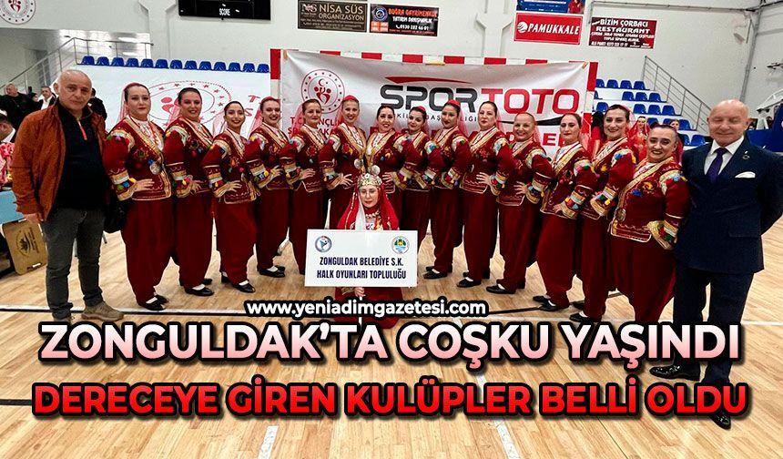 Zonguldak’ta coşku yaşındı: Dereceye giren kulüpler belli oldu