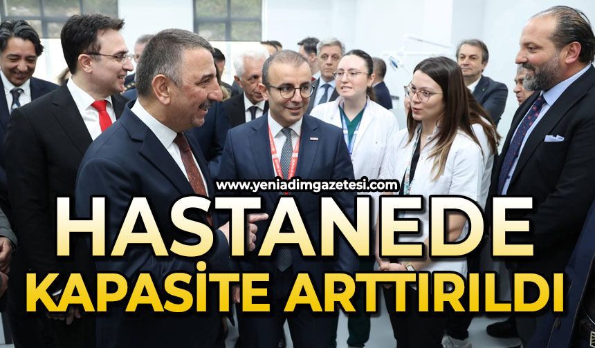 Hastanede kapasite artırıldı