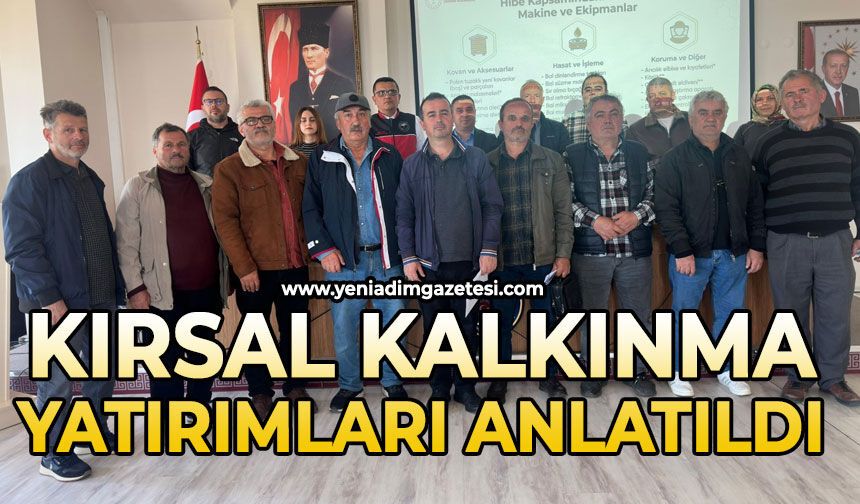 Kırsal Kalkınma Yatırımları anlatıldı