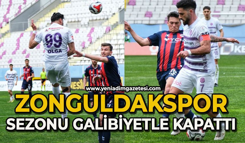 Zonguldakspor sezonu galibiyetle kapattı