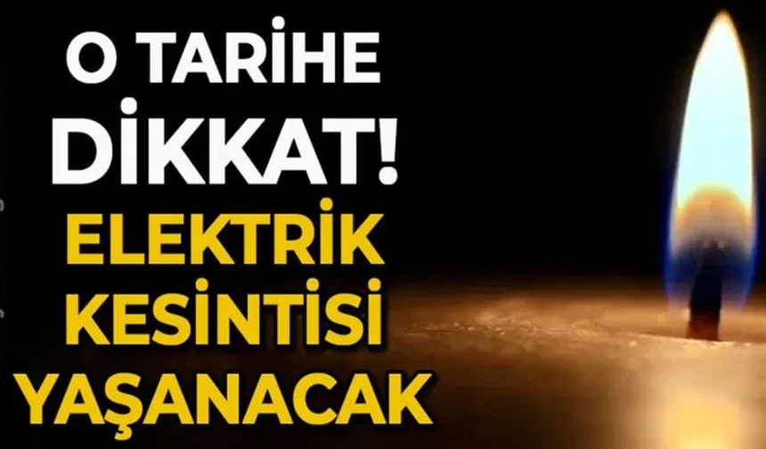 Zonguldak’ta elektrik kesilecek