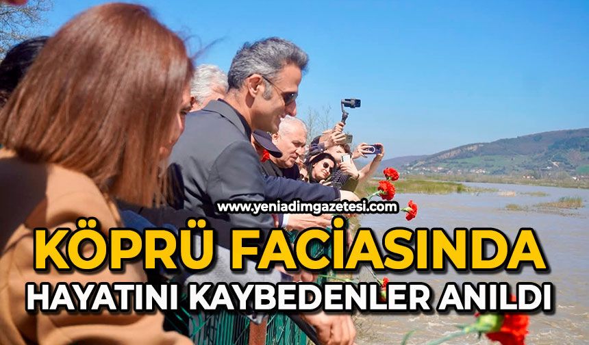 Köprü faciasında hayatını kaybedenler anıldı