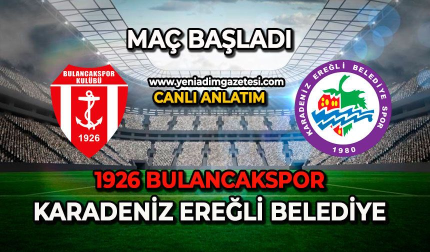 1926 Bulancakspor - Ereğli Belediyespor maçı sona erdi