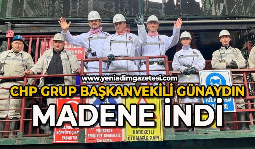 CHP Grup Başkanvekili Gökhan Günaydın madene indi