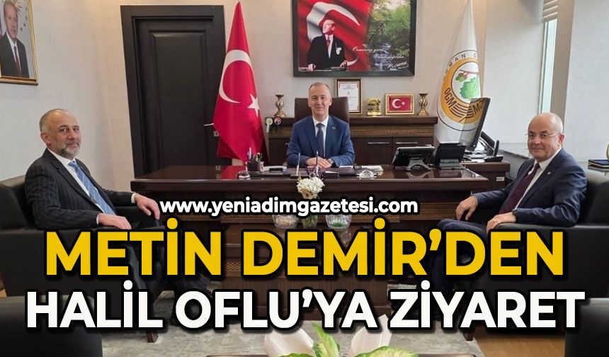 Metin Demir'den Halil Oflu'ya ziyaret