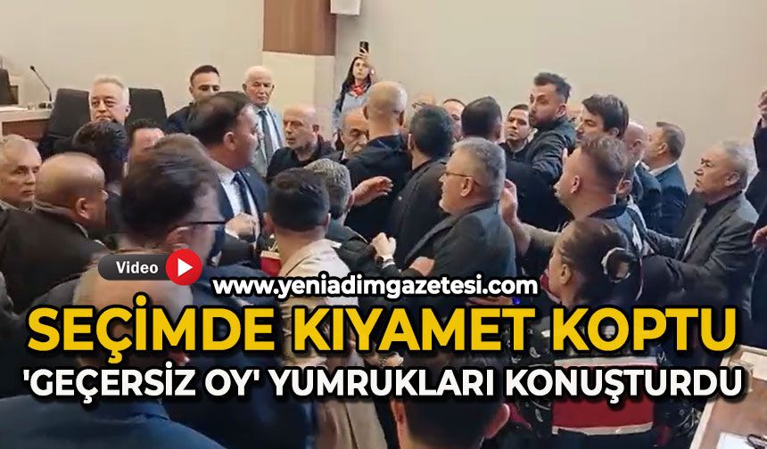 Seçimde kıyamet koptu: 'Geçersiz oy' yumrukları konuşturdu