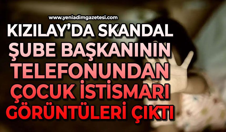 Başkanın telefonunda 9 yaşındaki çocuğun müstehcen fotoğrafları çıktı