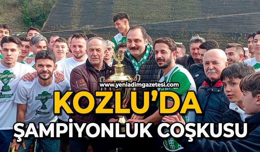 Kozlu’da şampiyonluk coşkusu