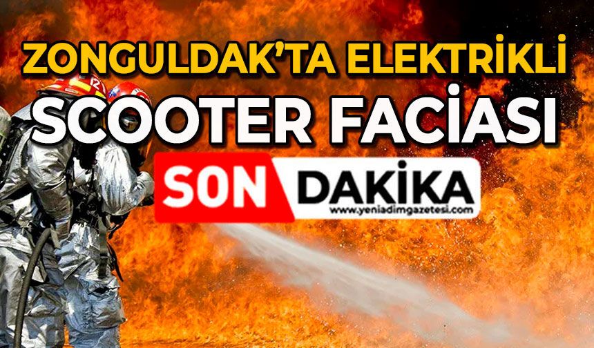 Zonguldak’ta elektrikli scooter faciası