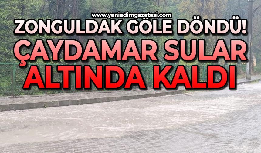 Zonguldak göle döndü