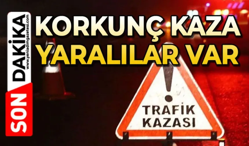 Otomobil kanala düştü: Yaralılar var