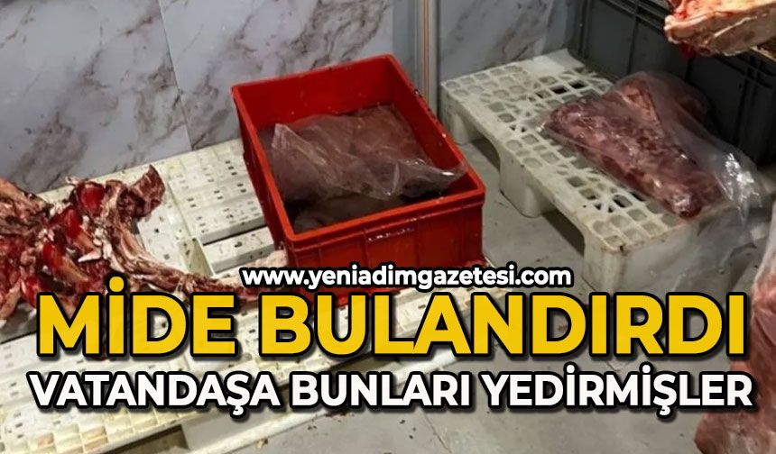 Mide bulandıran görüntüler: Vatandaşa bunları yedirmişler