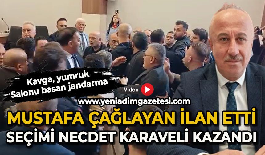 Yumruklu seçimin galibi Necdet Karaveli oldu: Mustafa Çağlayan tebrik etti