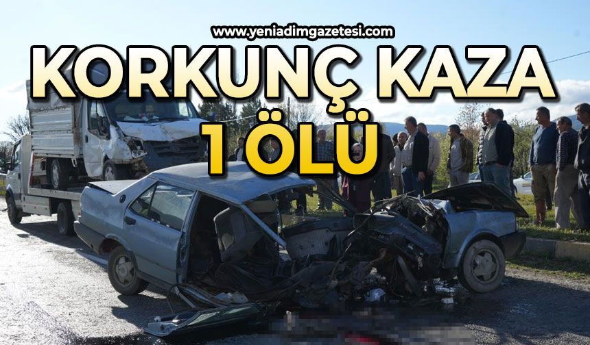 Korkunç kaza: Sürücü hayatını kaybetti