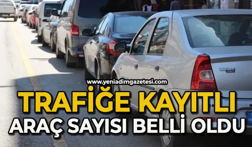 Zonguldak'ta trafiğe kayıtlı araç sayısı belli oldu