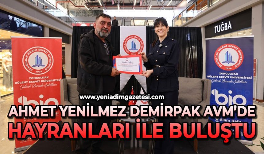 Ahmet Yenilmez, Demirpak AVM’de hayranları ile buluştu