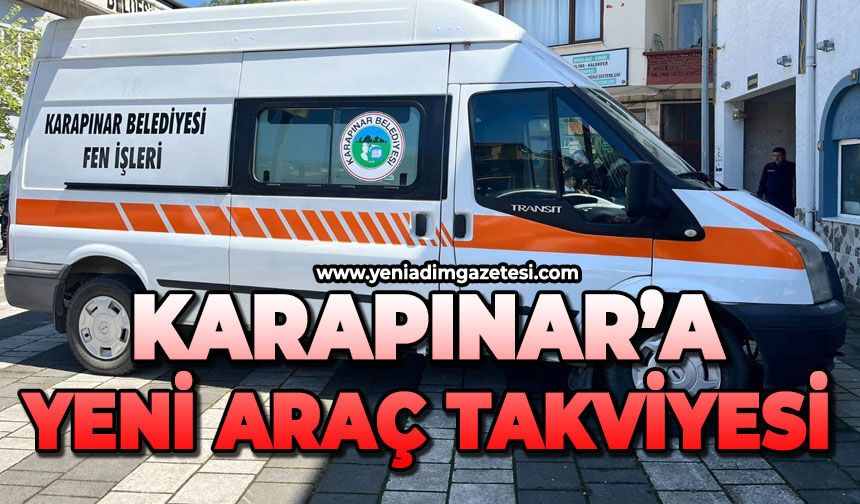 Karapınar'a yeni araç takviyesi!