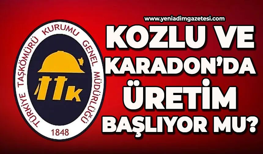 Kozlu ve Karadon'da üretim başlıyor mu?