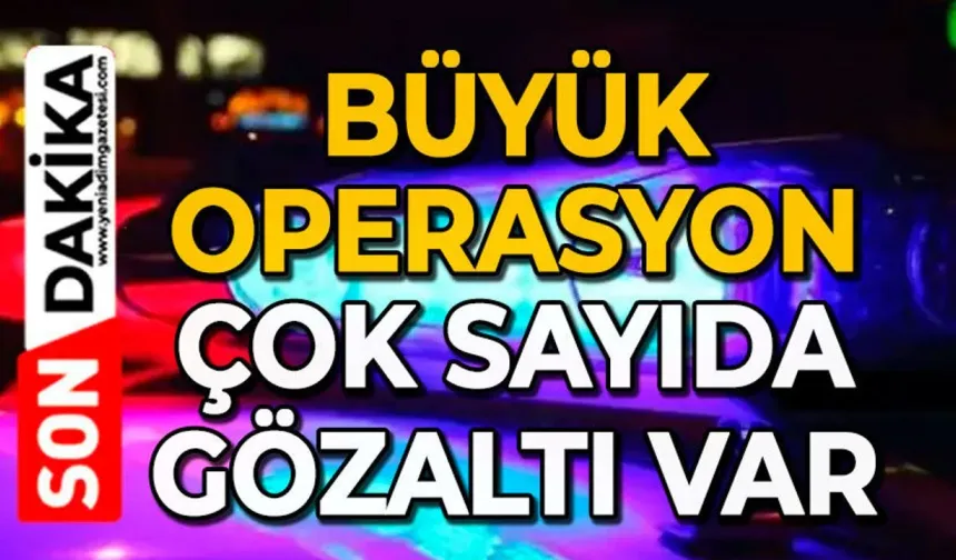 3 ilde zehir tacirlerine operasyon: 16 tutuklama