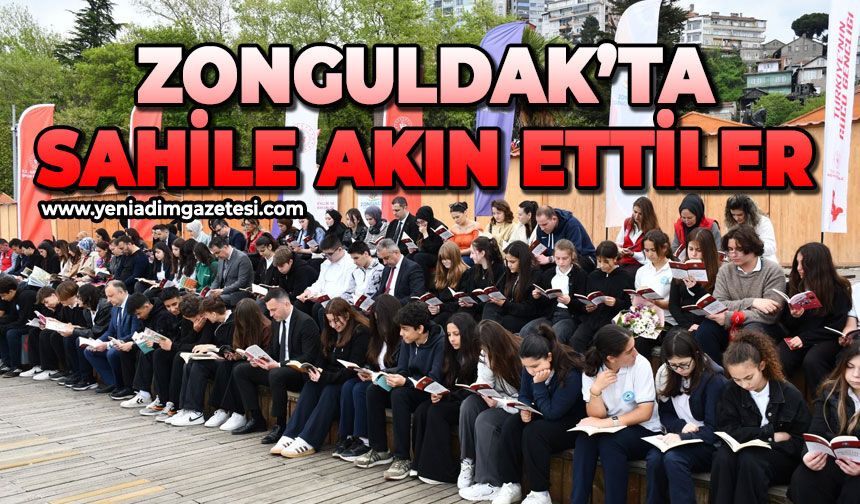 Zonguldak’ta sahile akın ettiler