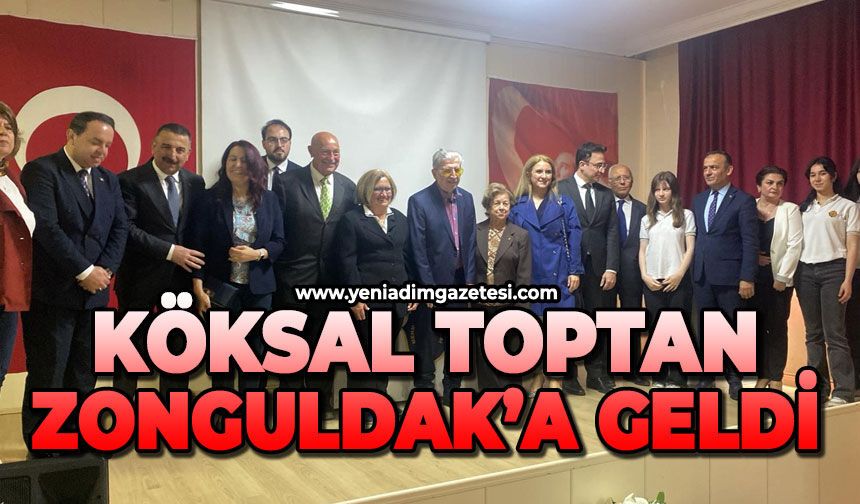 Köksal Toptan Zonguldak'a geldi