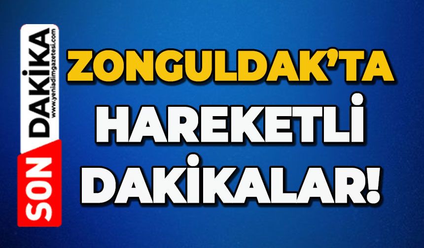 Zonguldak'ta hareketli dakikalar: Slogan attılar