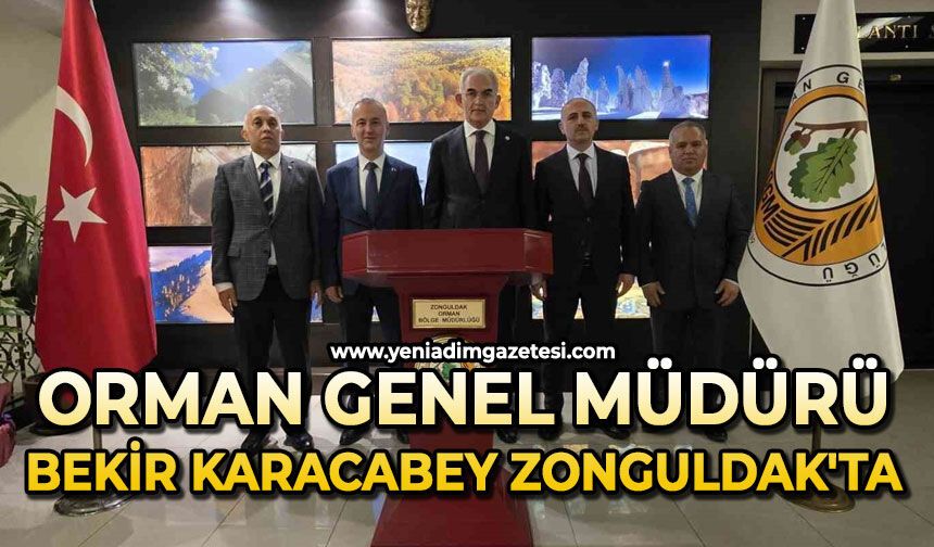 Orman Genel Müdürü Karacabey Zonguldak'ta