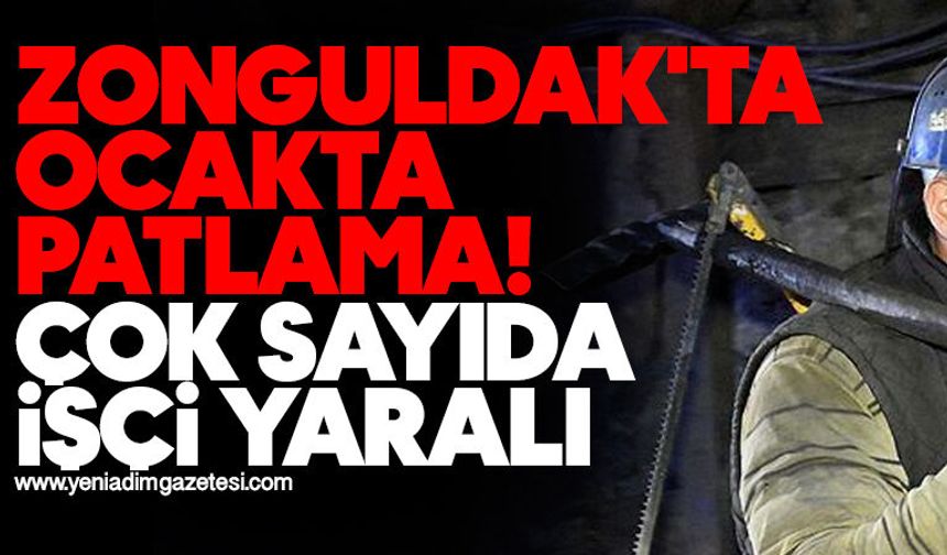 Zonguldak'ta ocakta patlama! Çok sayıda işçi yaralı
