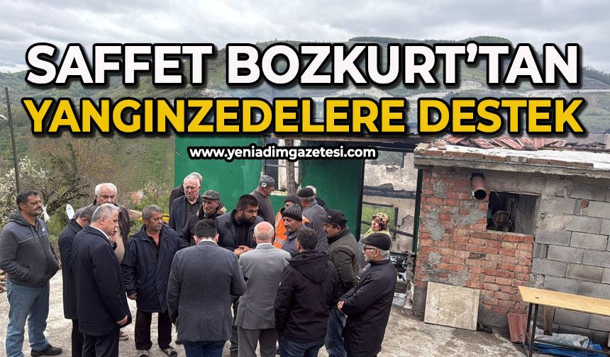 Bozkurt'tan yangınzedelere destek