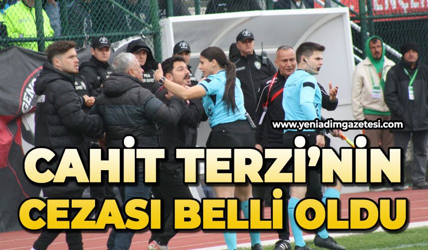 Cahit Terzi’nin cezası belli oldu