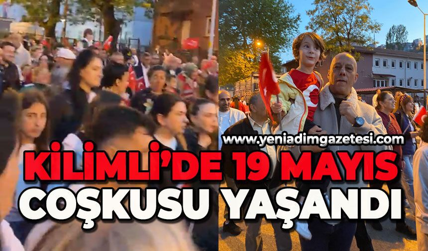 Kilimli'de 19 Mayıs coşkusu yaşandı