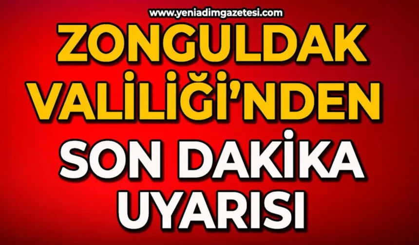 Zonguldak Valiliği’nden ilaçlama uyarısı