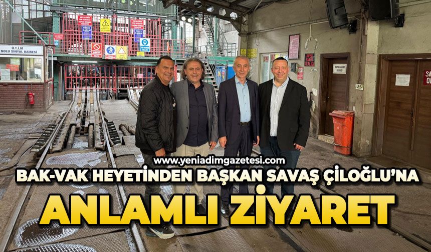 BAK-VAK heyetinden Başkan Savaş Çiloğlu’na anlamlı ziyaret