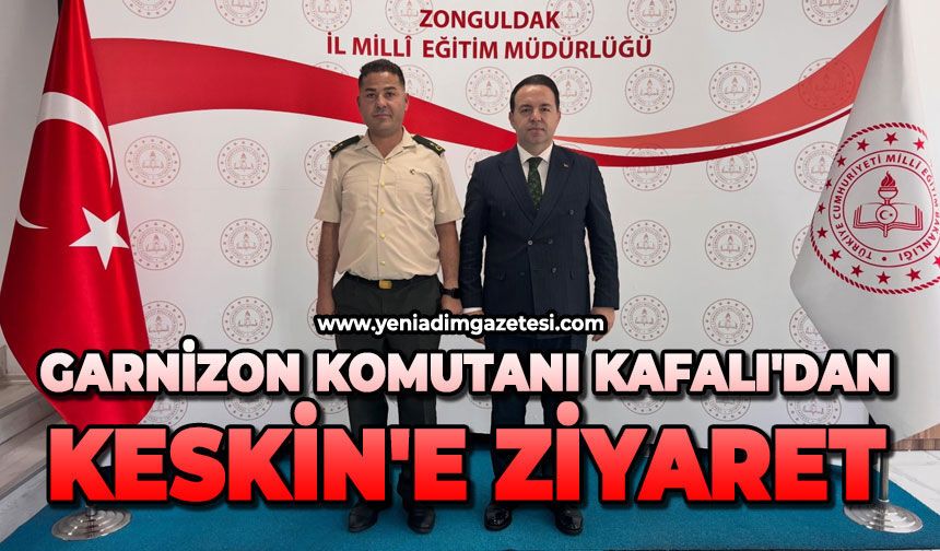 Garnizon Komutanı Kafalı'dan Keskin'e ziyaret