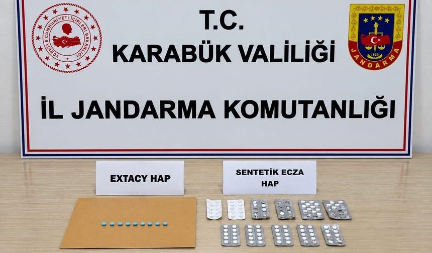 241 uyuşturucu hap ele geçti