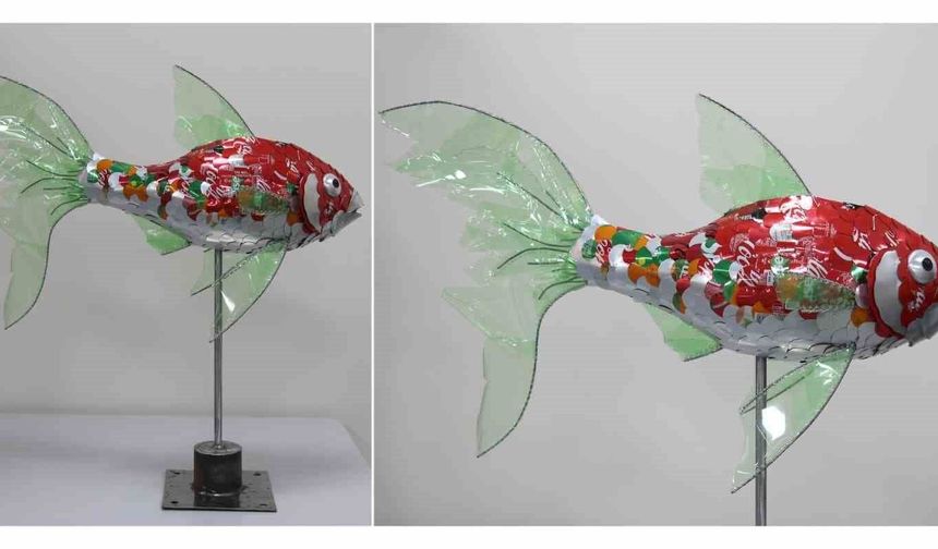 BARÜ'lü akademisyen 'Sıfır Atık Sanat Yarışması'nda Türkiye üçüncüsü oldu